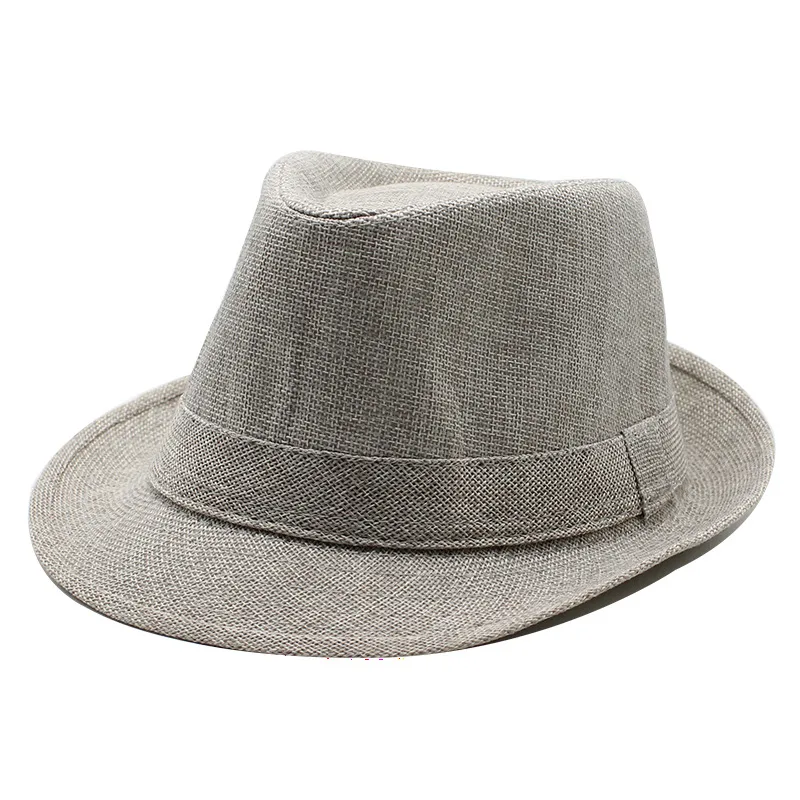 New Black And White Korean Style Summer Unisex Hat Top Hat British Gentleman Hat Jazz Cowboy Sun Hat display picture 7