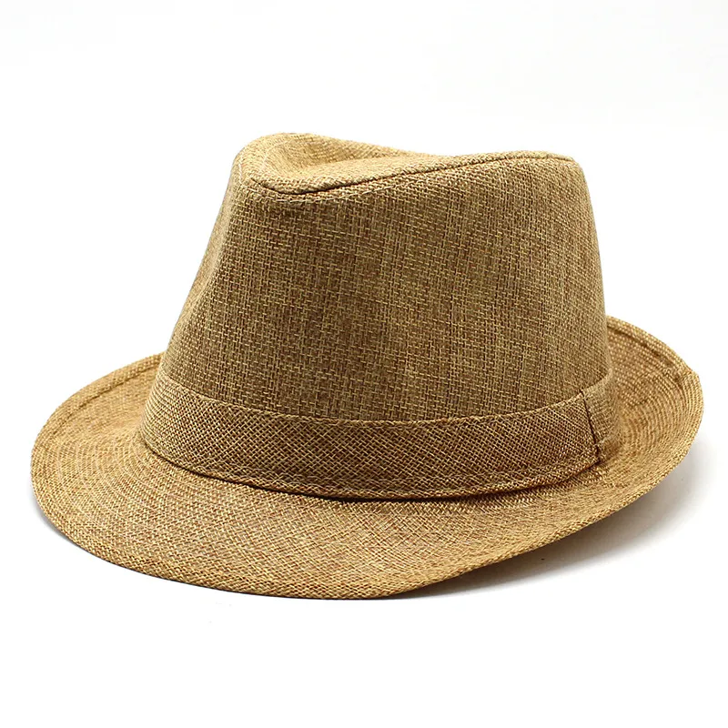 New Black And White Korean Style Summer Unisex Hat Top Hat British Gentleman Hat Jazz Cowboy Sun Hat display picture 8