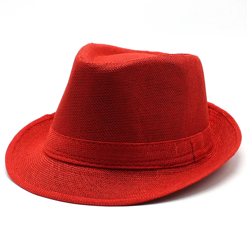 New Black And White Korean Style Summer Unisex Hat Top Hat British Gentleman Hat Jazz Cowboy Sun Hat display picture 9