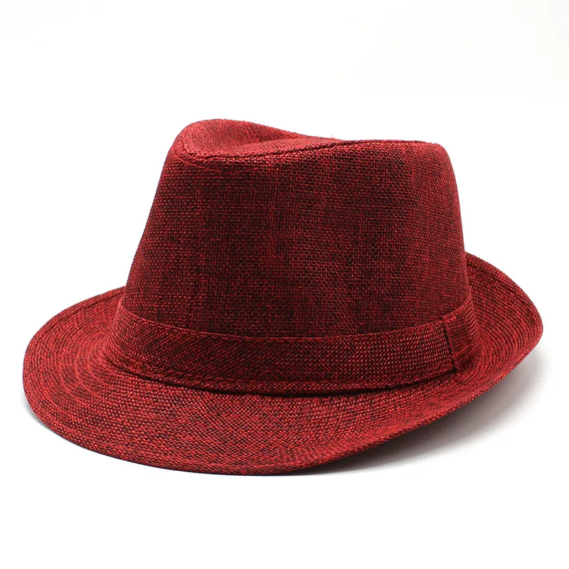 New Black And White Korean Style Summer Unisex Hat Top Hat British Gentleman Hat Jazz Cowboy Sun Hat display picture 10