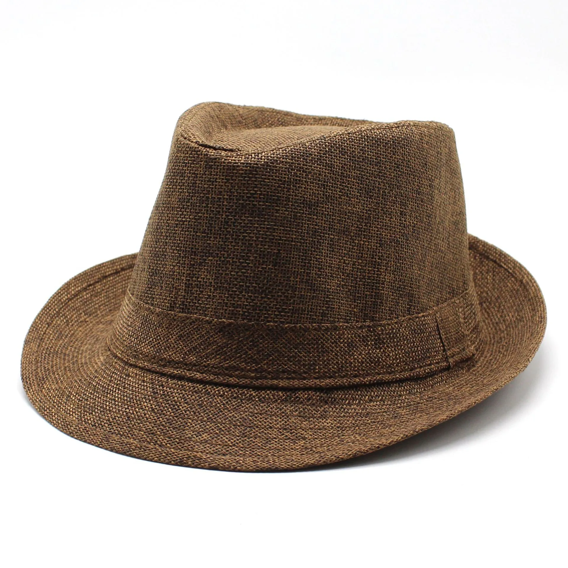 New Black And White Korean Style Summer Unisex Hat Top Hat British Gentleman Hat Jazz Cowboy Sun Hat display picture 11