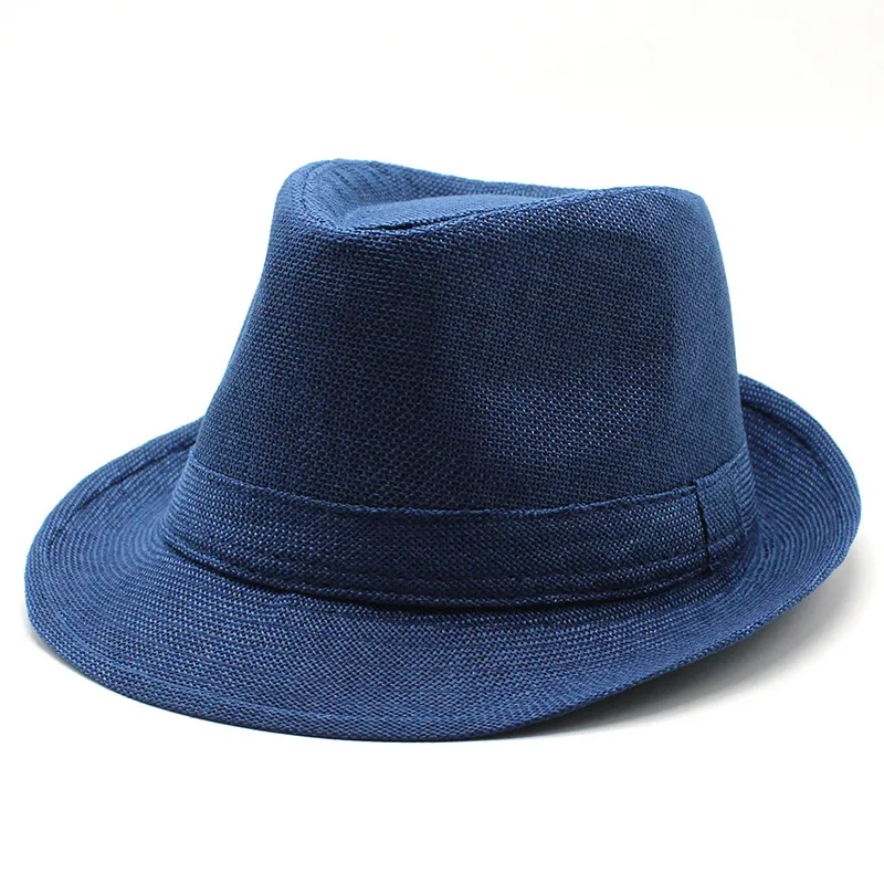 New Black And White Korean Style Summer Unisex Hat Top Hat British Gentleman Hat Jazz Cowboy Sun Hat display picture 14