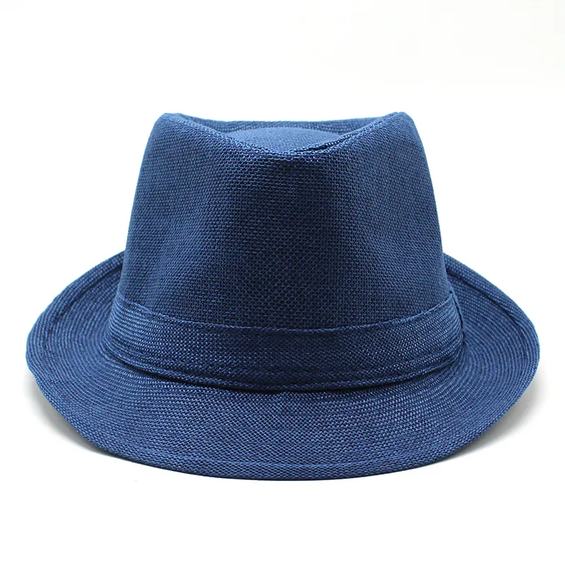 New Black And White Korean Style Summer Unisex Hat Top Hat British Gentleman Hat Jazz Cowboy Sun Hat display picture 15