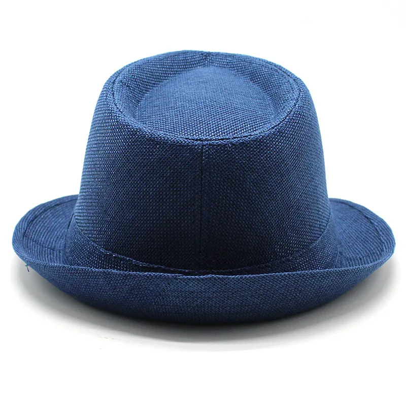 New Black And White Korean Style Summer Unisex Hat Top Hat British Gentleman Hat Jazz Cowboy Sun Hat display picture 17