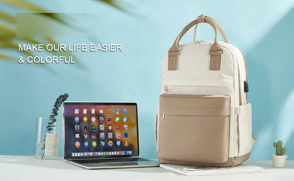 New Girls Backpack Fashion Large Capacity Laptop Bag Portable Travel Backpack Men's Bag display picture 18