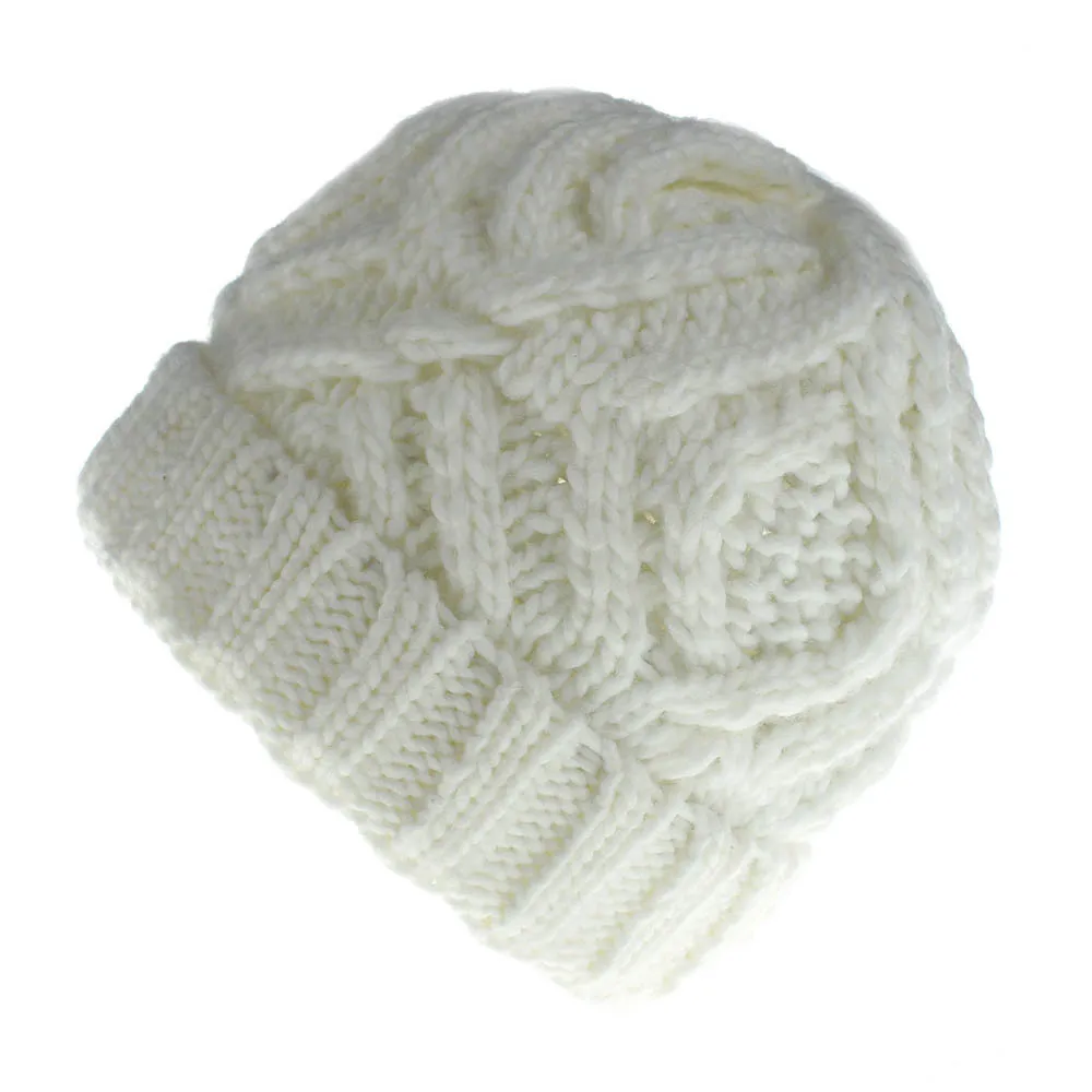 Explosions Diamond Square Soft Coarse Wool Knitted Hat Women's Hat Fashion Autumn And Winter Wool Hat display picture 16