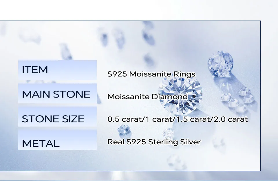 925 Sterling Silver Jewelry Radiant Moissanite Eternity Ring 925 Sterling Silver Moissanite Wedding Rings For Women Men display picture 3