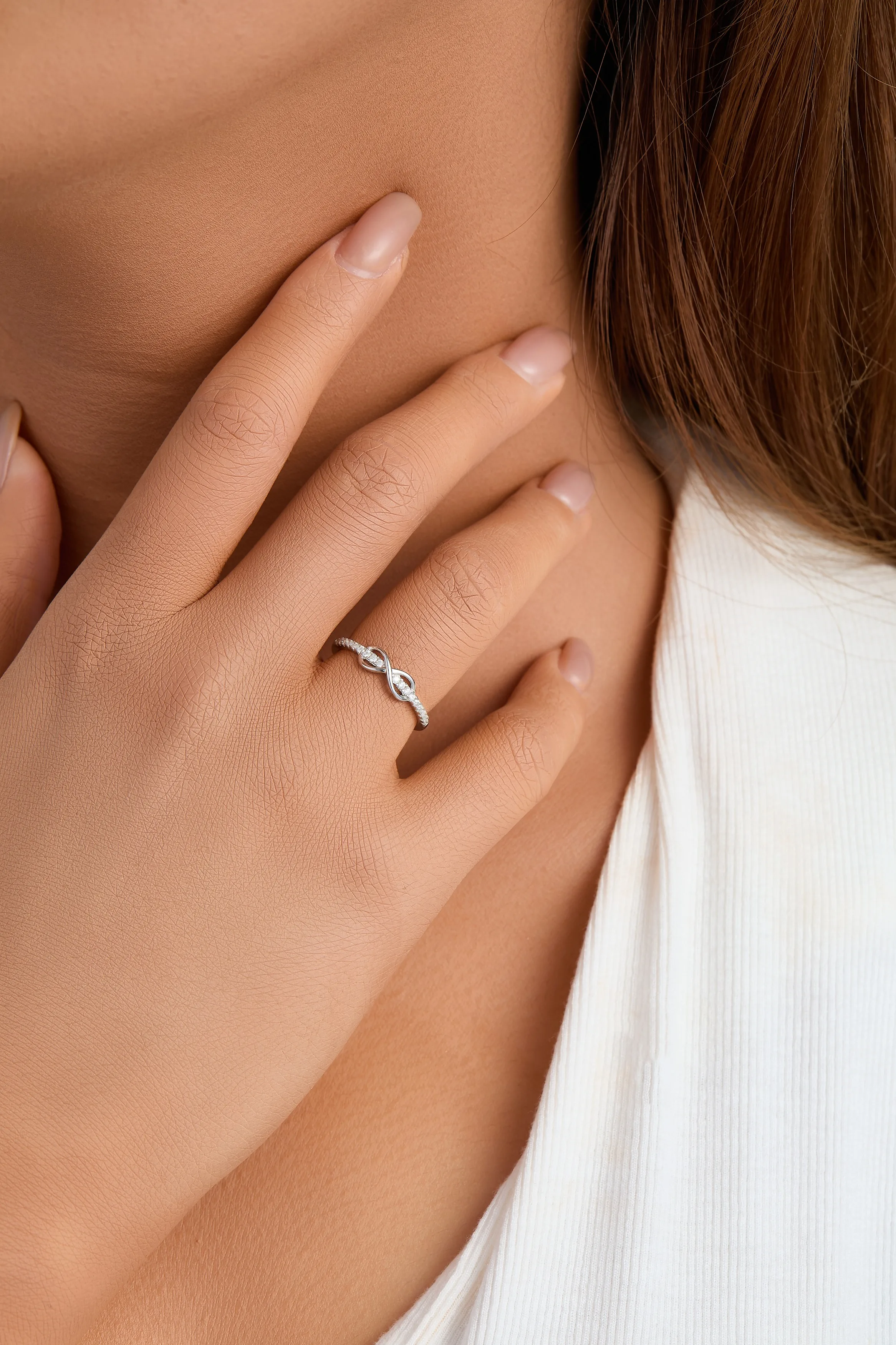 New Design Moissanite Ring Pinky For Men 14 Gold Wedding Set Band Engagement Round Diamond With Low Price display picture 3