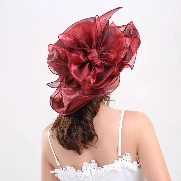 Sun Hat Women's Sun Hat Sun Protection UV Protection Spring And Summer Cool Hat Gauze Hat Beach Hat Organza Bow display picture 11