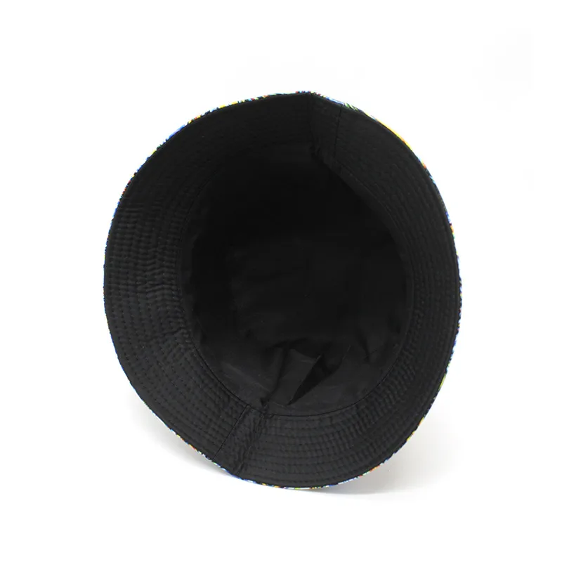 New Korean Style Double-sided Fisherman Hat Female  Wholesale Summer Travel Sun Protection Sun Hat Tie-dyed Travel Hat display picture 17