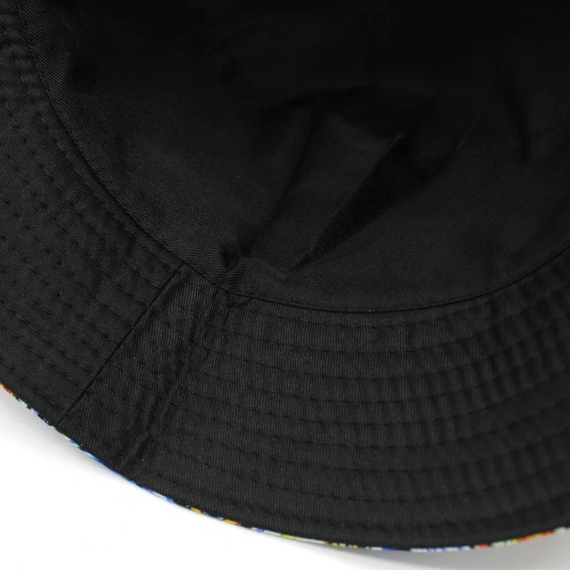New Korean Style Double-sided Fisherman Hat Female  Wholesale Summer Travel Sun Protection Sun Hat Tie-dyed Travel Hat display picture 18