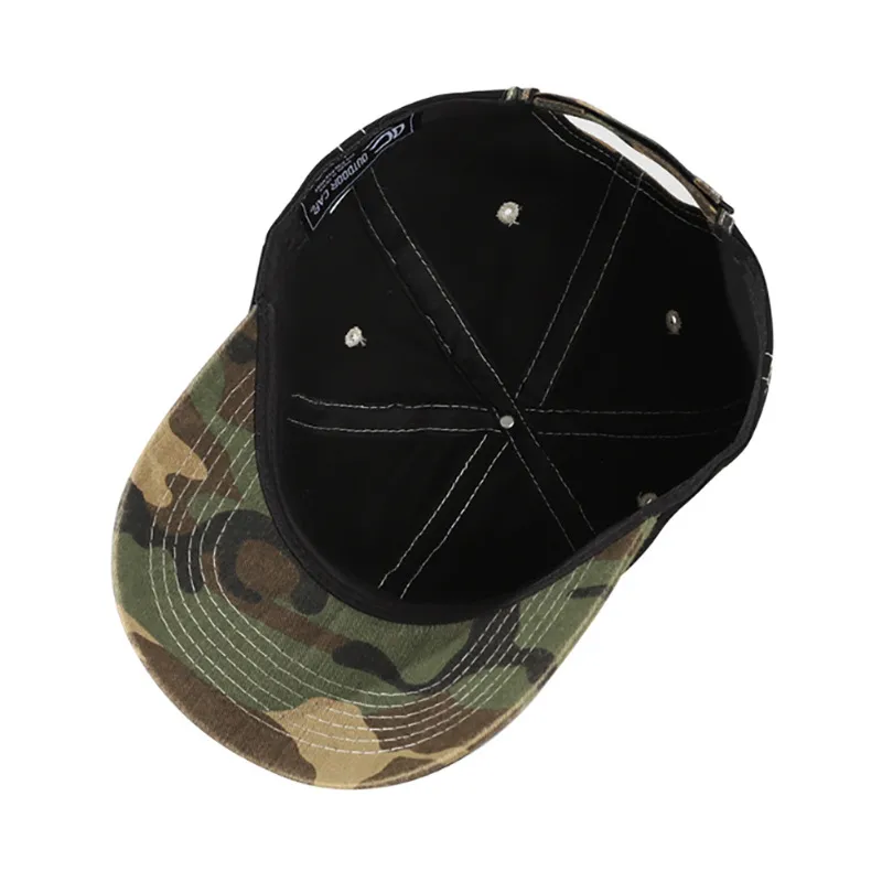 New Men's Spring And Summer Fishbone Embroidered Baseball Cap Outdoor Fishing Peaked Cap  Casual Sun Hat display picture 6