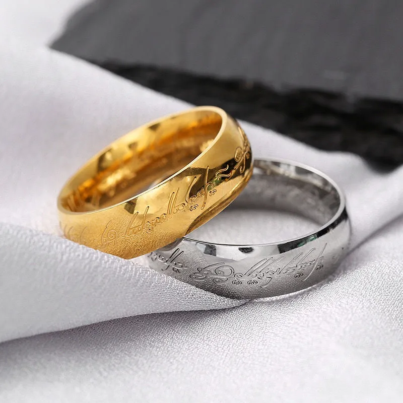 Popular Ring King Magic Ring Men's And Women's Stainless Steel Non-fading Titanium Steel Ring Trendy Personalized Jewelry display picture 4
