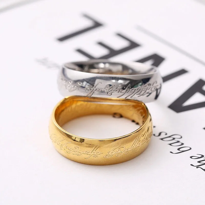 Popular Ring King Magic Ring Men's And Women's Stainless Steel Non-fading Titanium Steel Ring Trendy Personalized Jewelry display picture 6