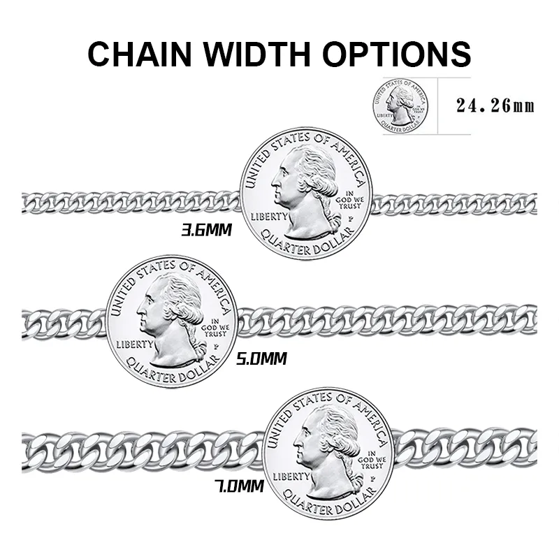 925 Sterling Silver Bangles Ear Studs Chain & Link Bracelets Hiphop display picture 3