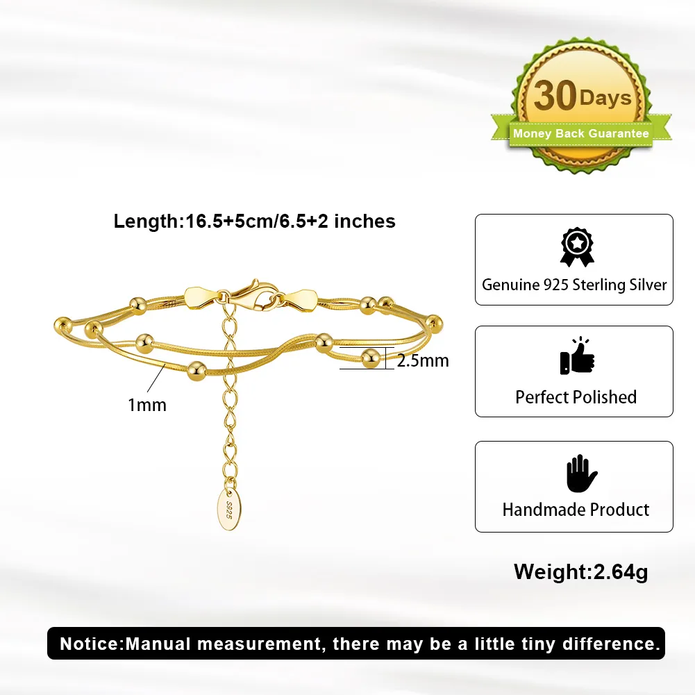 925 Sterling Silver Silver Bangles Ear Studs Chain & Link Bracelets CLASSIC display picture 3