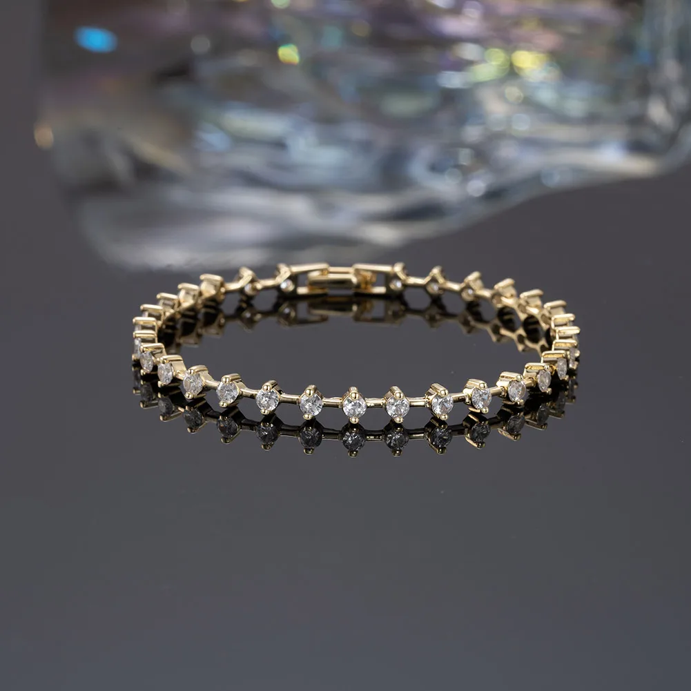 925 Sterling Silver Bangles Ear Studs Chain & Link Bracelets TRENDY display picture 4