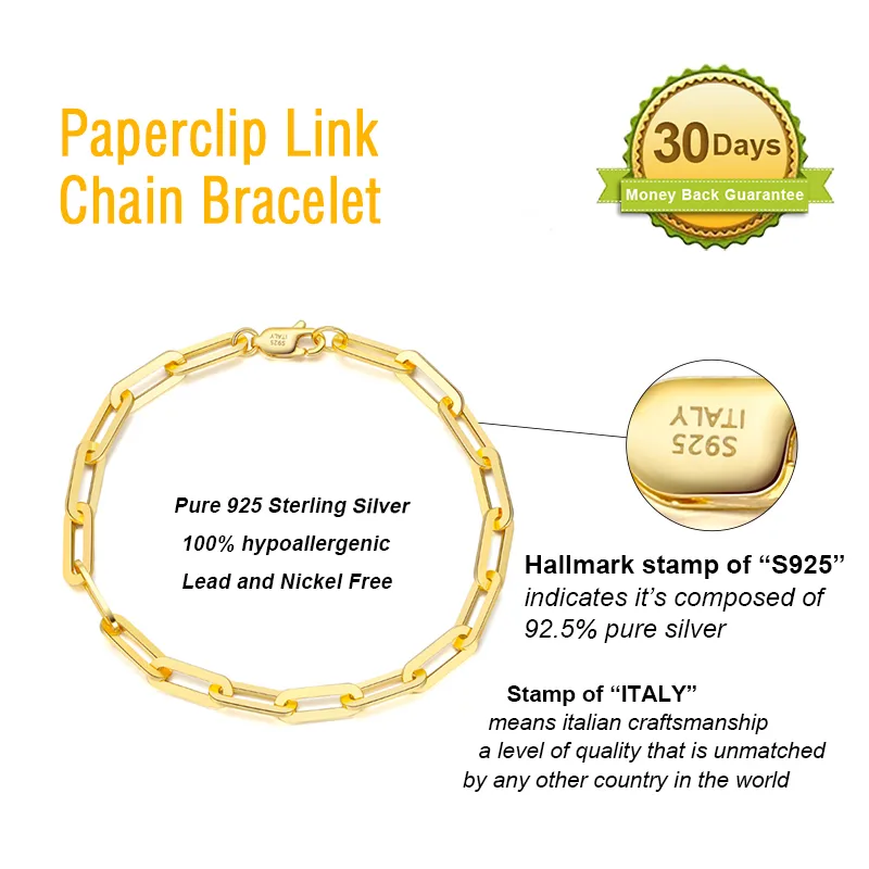925 Sterling Silver Bangles Ear Studs Chain & Link Bracelets Hiphop display picture 7
