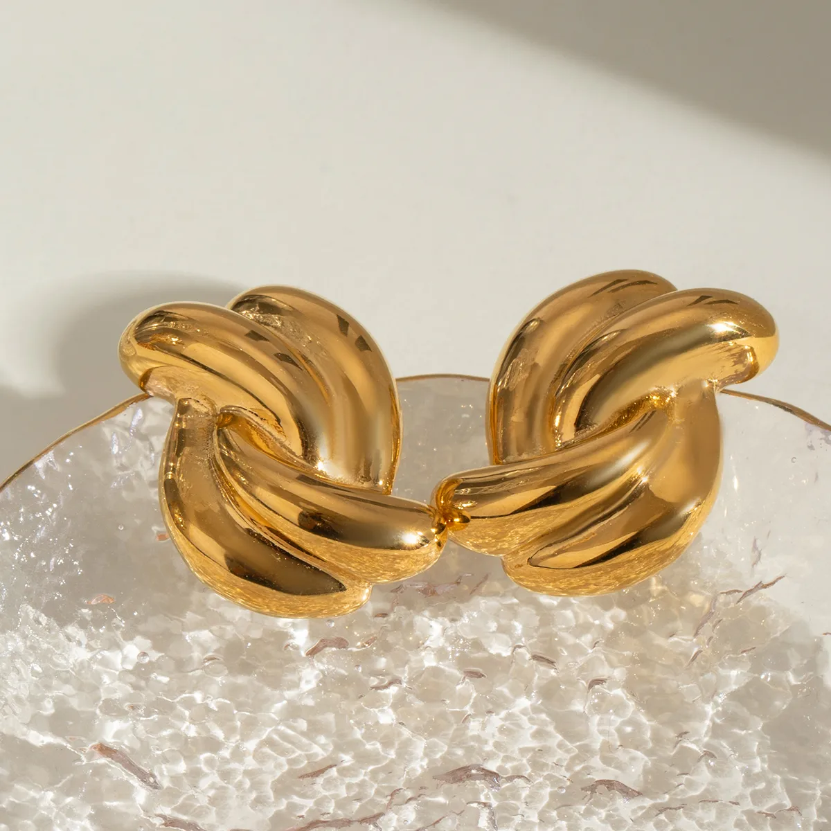 1 Pair Simple Style Classic Style Geometric 304 Stainless Steel Ear Studs display picture 6