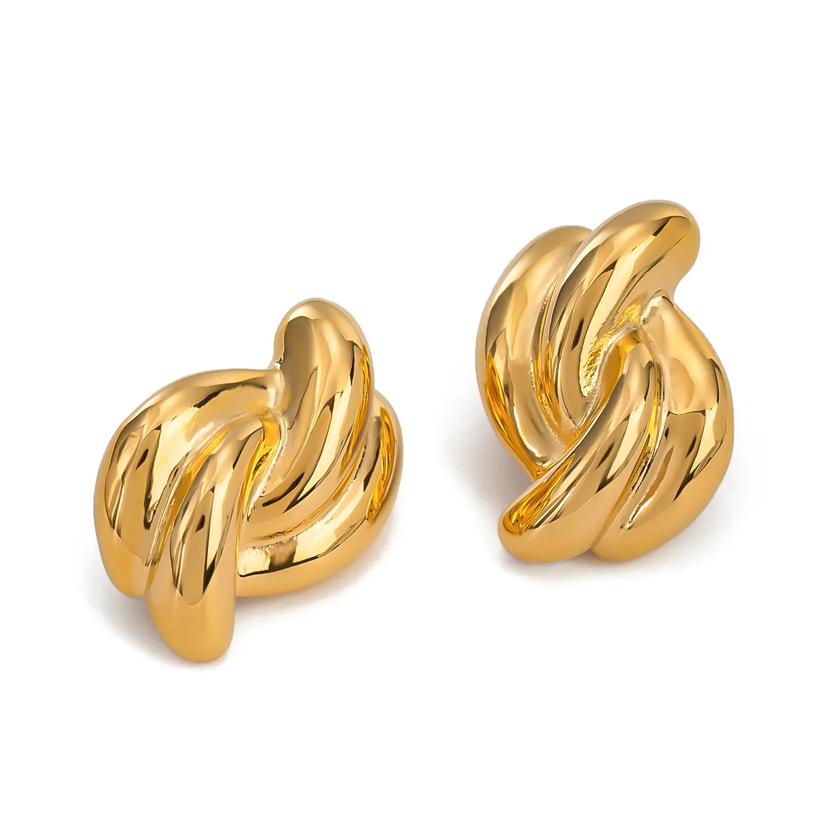 1 Pair Simple Style Classic Style Geometric 304 Stainless Steel Ear Studs display picture 7
