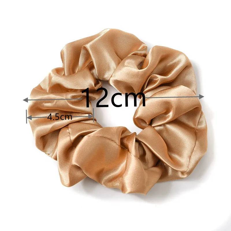 Sading Cloth Large Intestine Hair Ring Hair Accessories   Women's Head Rope Set Simple  Headwear Spot display picture 2