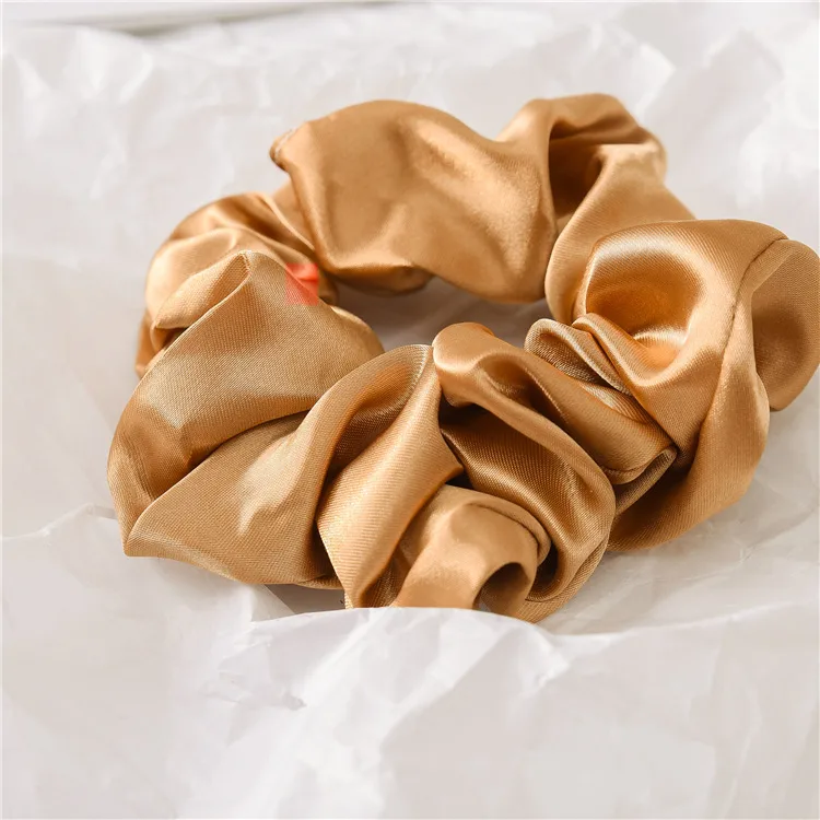 Sading Cloth Large Intestine Hair Ring Hair Accessories   Women's Head Rope Set Simple  Headwear Spot display picture 6