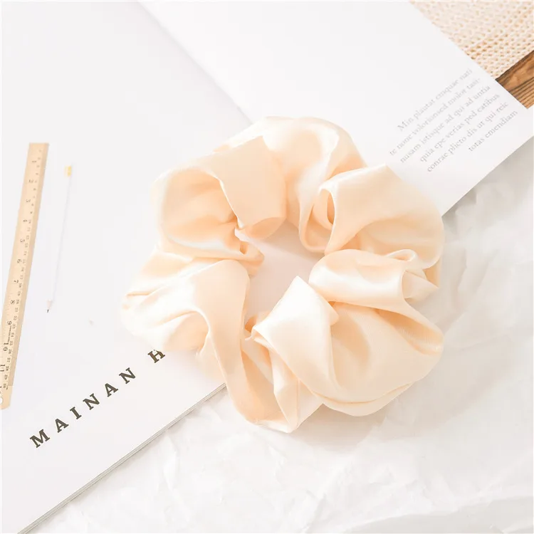 Sading Cloth Large Intestine Hair Ring Hair Accessories   Women's Head Rope Set Simple  Headwear Spot display picture 9