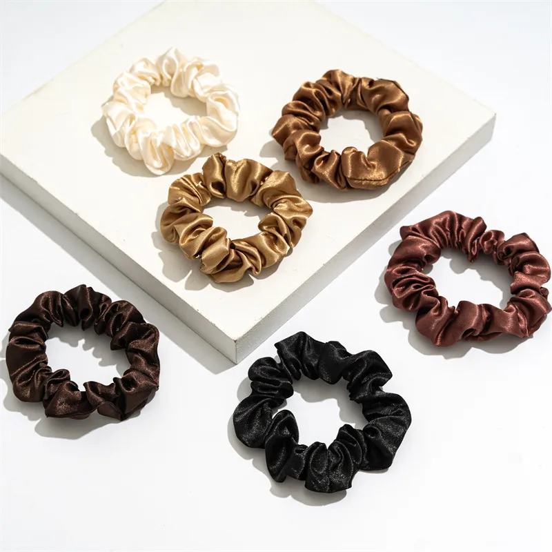 Sading Cloth Large Intestine Hair Ring Hair Accessories   Women's Head Rope Set Simple  Headwear Spot display picture 13