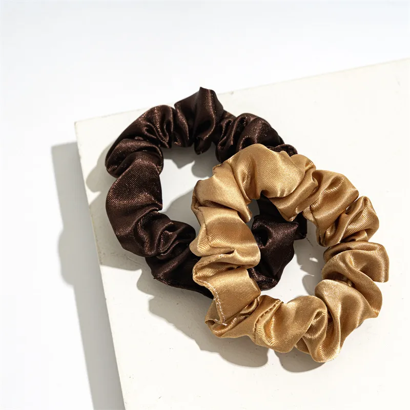 Sading Cloth Large Intestine Hair Ring Hair Accessories   Women's Head Rope Set Simple  Headwear Spot display picture 16