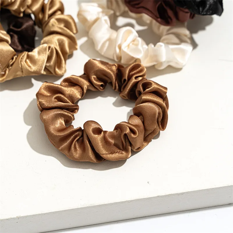 Sading Cloth Large Intestine Hair Ring Hair Accessories   Women's Head Rope Set Simple  Headwear Spot display picture 17