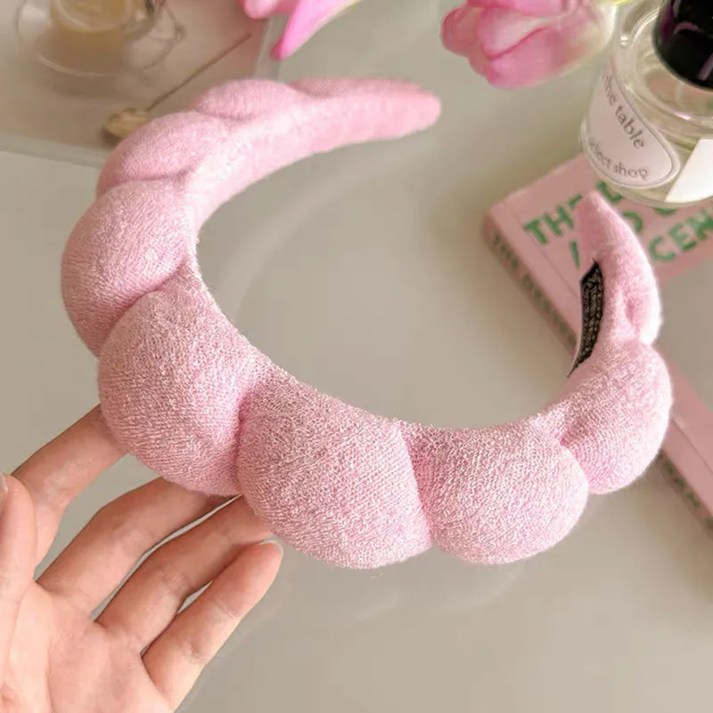 2 Large Cloud Twist Sponge Creative Spa Headband Face Wash Makeup Headband Hair Accessories Headband Face Wash Internet Celebrity display picture 3