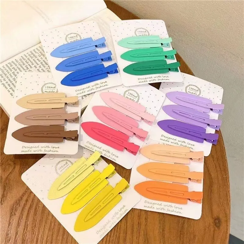 Simple Gradient Maillard Series Seamless Hairpin Duckbill Clip Bangs Side Clip Back Head Hairpin Female Hair Accessories display picture 4