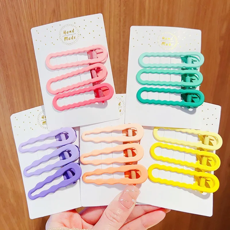 Simple Gradient Maillard Series Seamless Hairpin Duckbill Clip Bangs Side Clip Back Head Hairpin Female Hair Accessories display picture 5