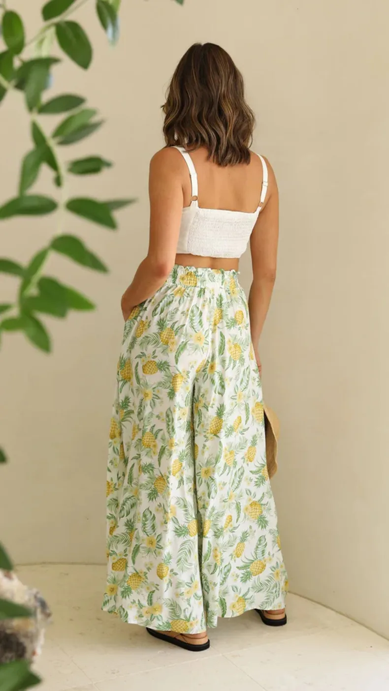 Spring And Summer Independent Station  Casual Wide Leg Explosions Loose Casual Fashion Pants Women display picture 12