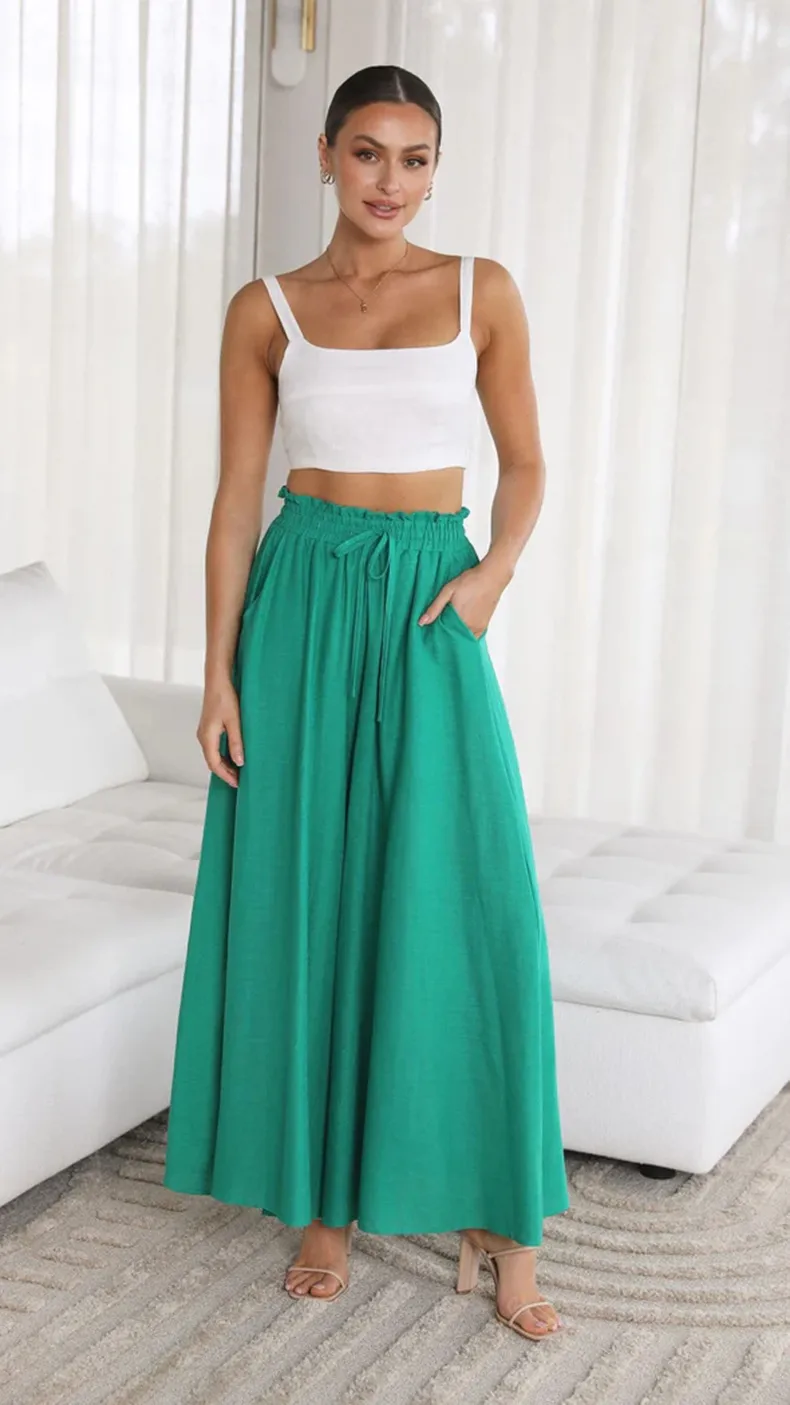 Spring And Summer Independent Station  Casual Wide Leg Explosions Loose Casual Fashion Pants Women display picture 24