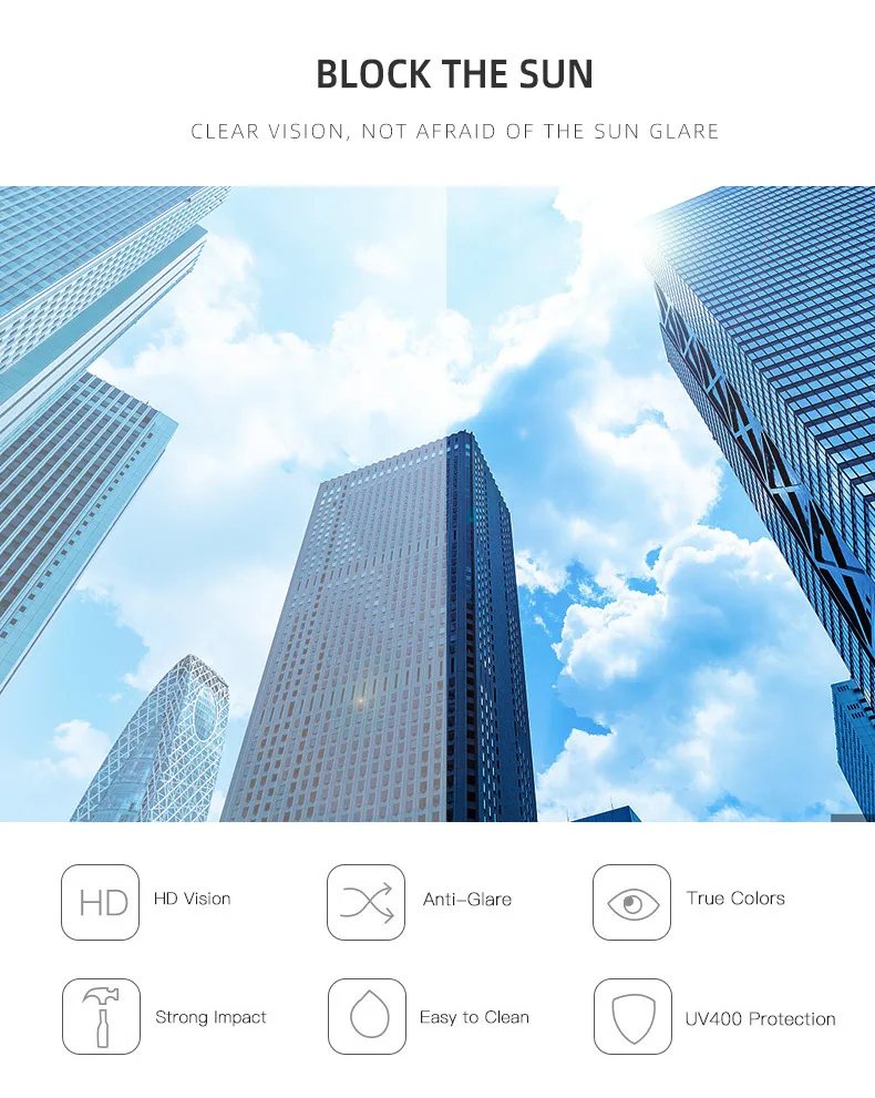 Basic Solid Color PC UV400 Protection Tinted Lenses Oval Frame Square Full Frame Glasses display picture 4