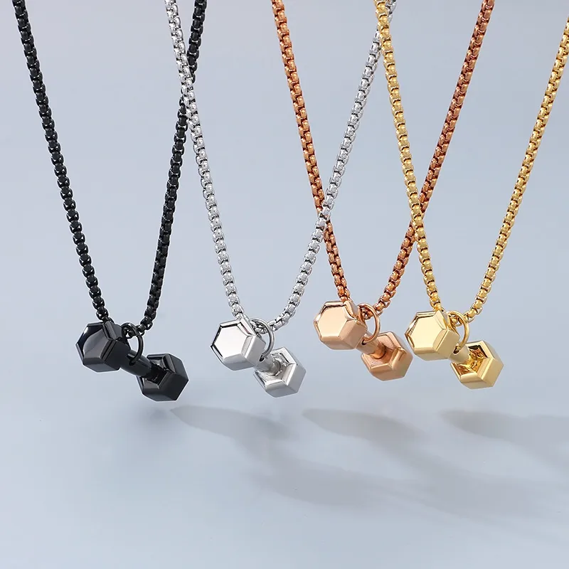 Wholesale Jewelry Elegant Simple Style Streetwear Geometric 304 Stainless Steel 18K Gold Plated Pendant Necklace display picture 2