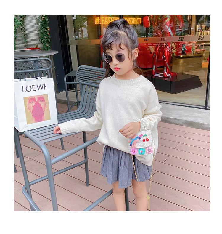 Fashion Children's Bag Cute Flower Baby Girl Coin Purse Cotton Linen Cartoon Bunny Children's Crossbody Bag display picture 12