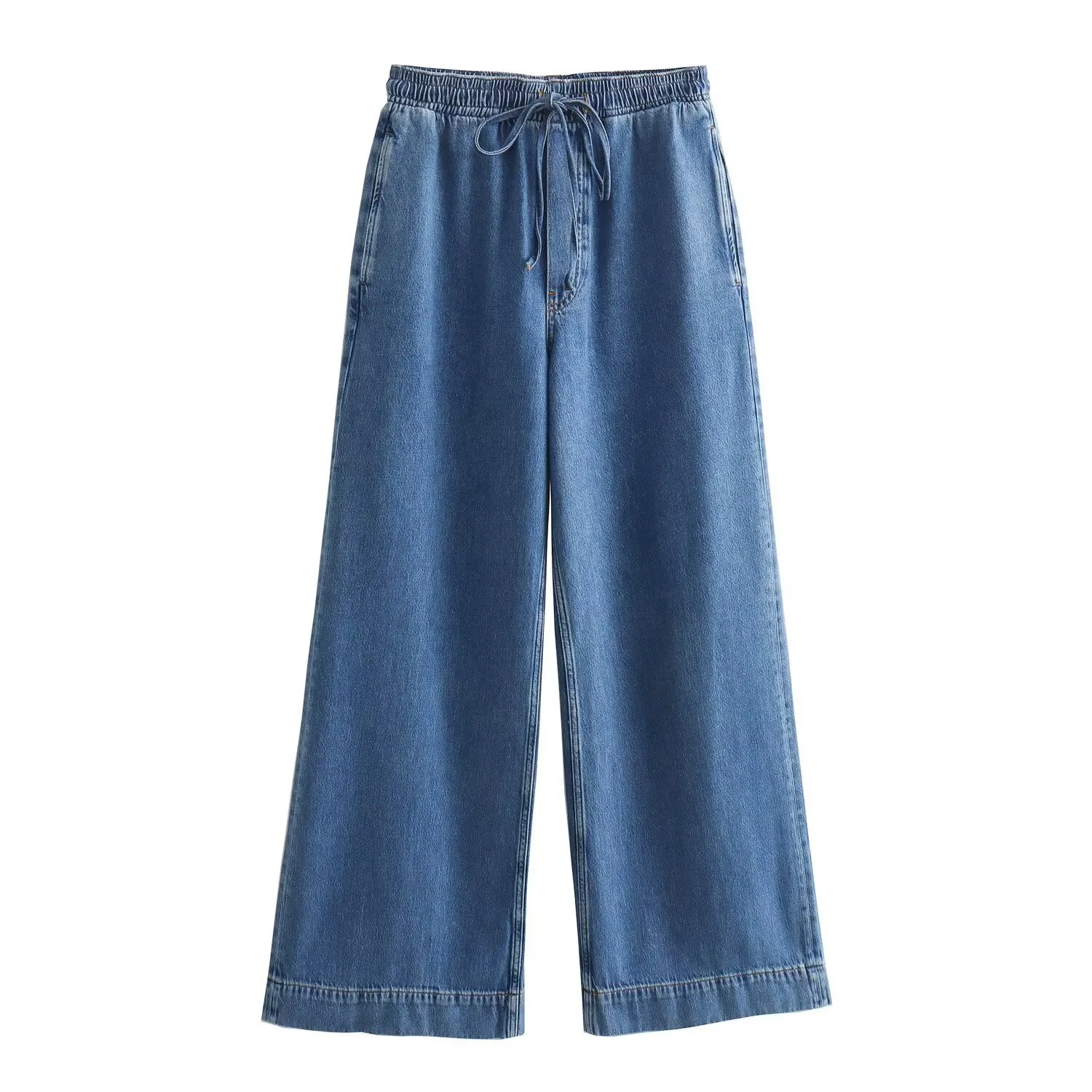 Spring  New Street Style Denim Shirt 1209427001 Casual Pants 1209795001 Suit display picture 5