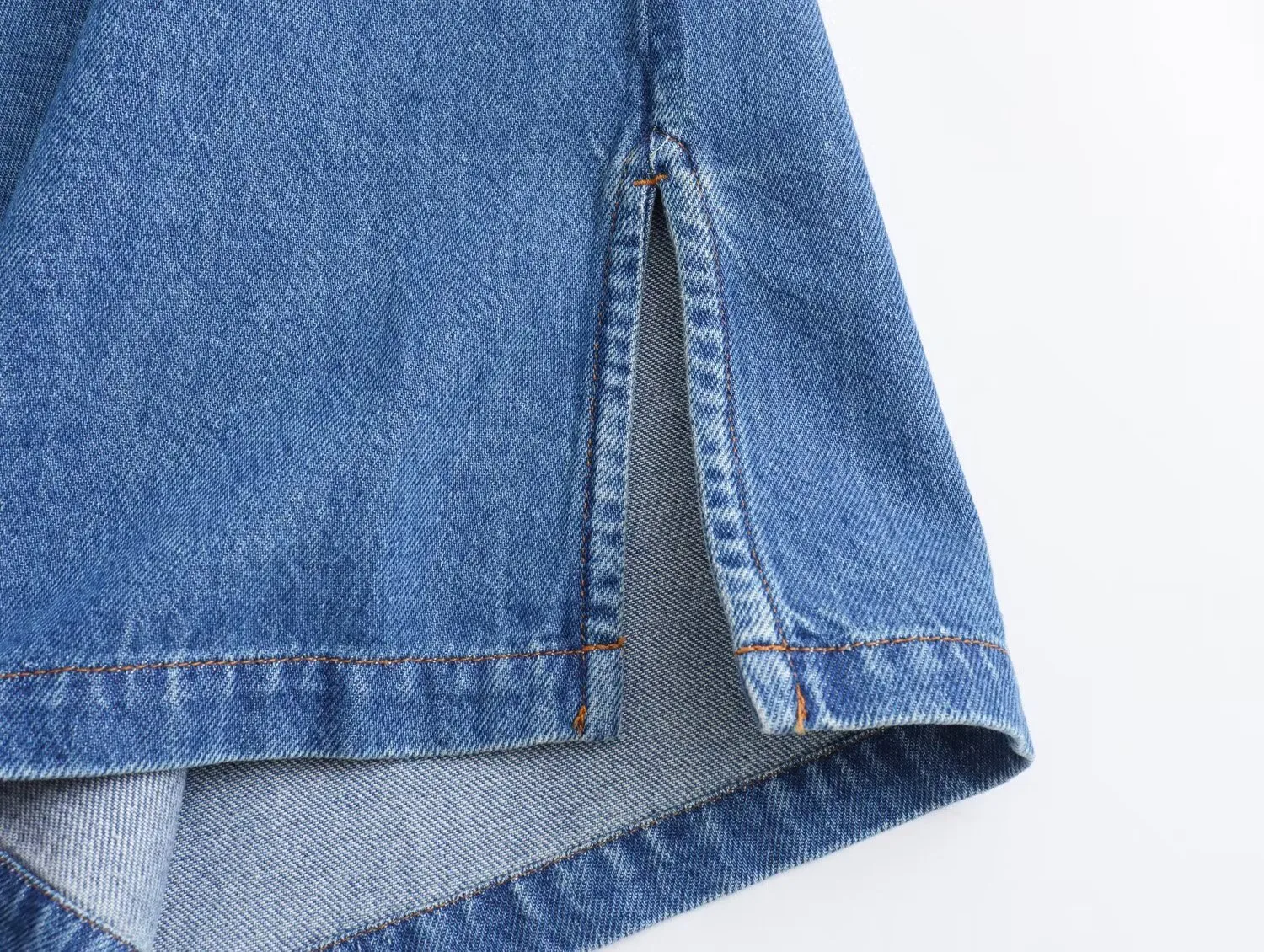 Spring  New Street Style Denim Shirt 1209427001 Casual Pants 1209795001 Suit display picture 16