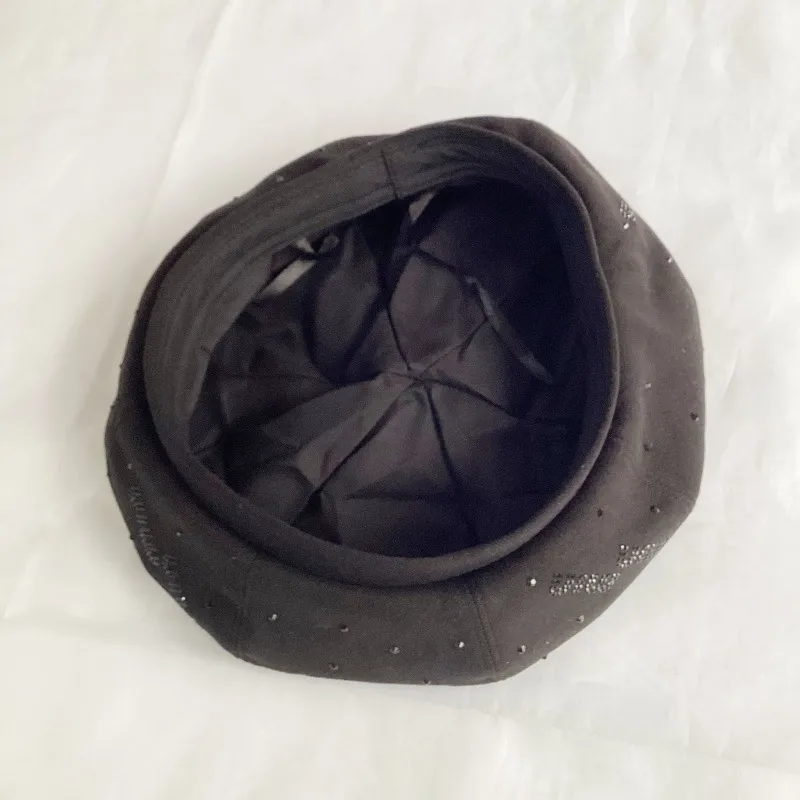 Women's Elegant Retro Lady Solid Color Eaveless Beret Hat display picture 10