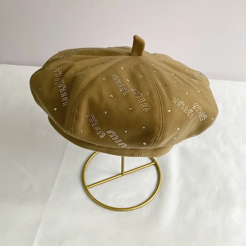 Women's Elegant Retro Lady Solid Color Eaveless Beret Hat display picture 12