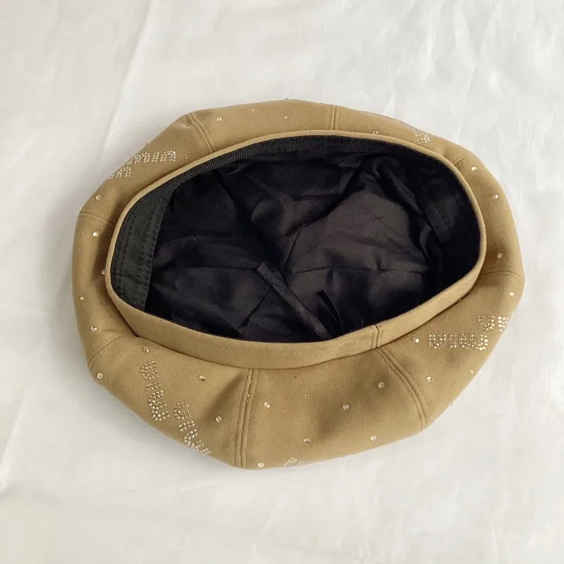 Women's Elegant Retro Lady Solid Color Eaveless Beret Hat display picture 13