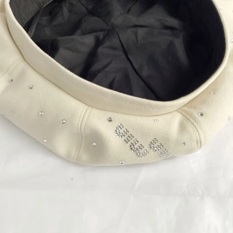 Women's Elegant Retro Lady Solid Color Eaveless Beret Hat display picture 16