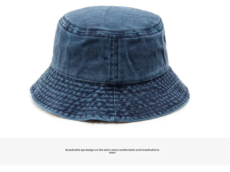 Fisherman Hat Men's Autumn Washed Cowboy Hat Basin Hat Women's Autumn And Winter Cotton  Outdoor Distressed Mountaineering Sun Hat display picture 4
