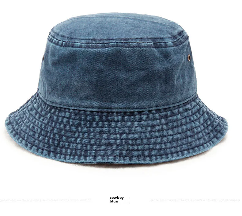 Fisherman Hat Men's Autumn Washed Cowboy Hat Basin Hat Women's Autumn And Winter Cotton  Outdoor Distressed Mountaineering Sun Hat display picture 6