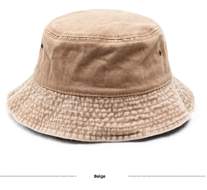 Fisherman Hat Men's Autumn Washed Cowboy Hat Basin Hat Women's Autumn And Winter Cotton  Outdoor Distressed Mountaineering Sun Hat display picture 7