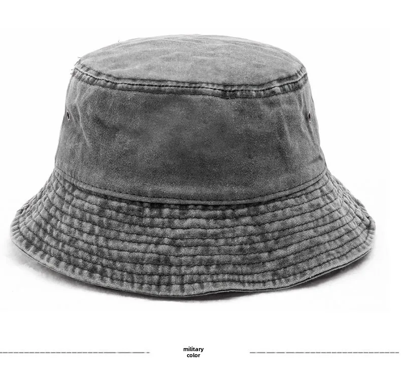 Fisherman Hat Men's Autumn Washed Cowboy Hat Basin Hat Women's Autumn And Winter Cotton  Outdoor Distressed Mountaineering Sun Hat display picture 9