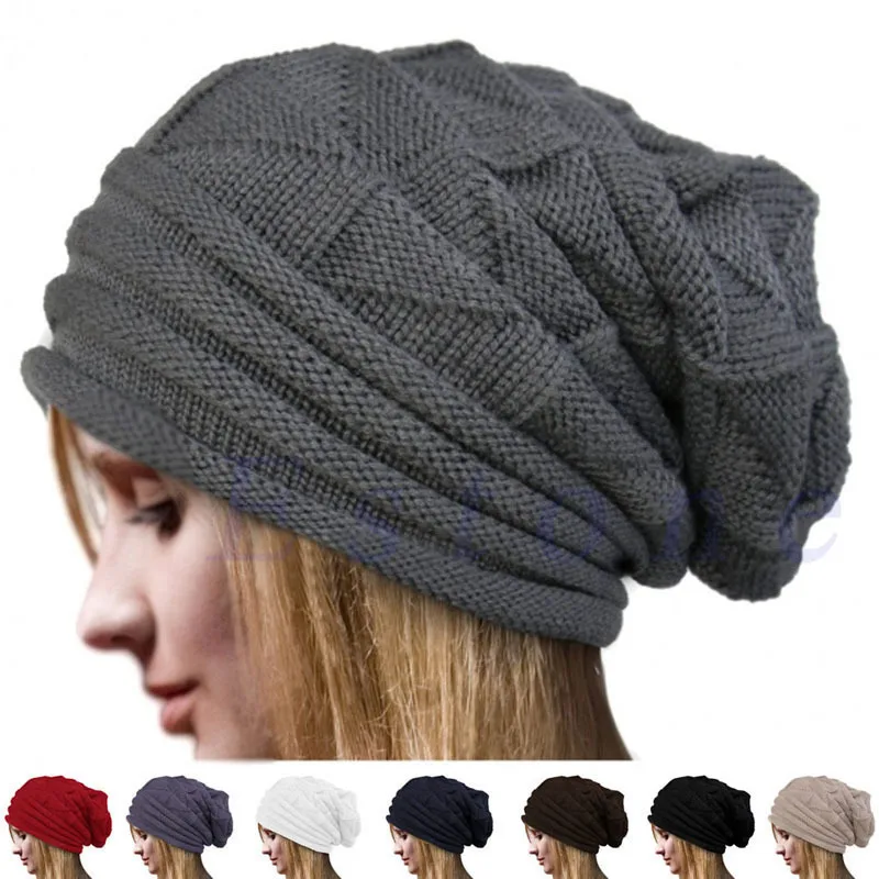 Popular Pleated Flanging Pullover Hat Women's Autumn And Winter Ski Wool Hat  Outdoor Knitted Hat display picture 3
