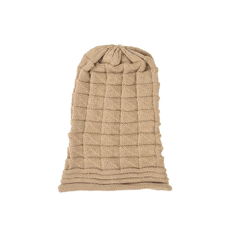 Popular Pleated Flanging Pullover Hat Women's Autumn And Winter Ski Wool Hat  Outdoor Knitted Hat display picture 7